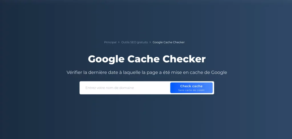 google cache checker